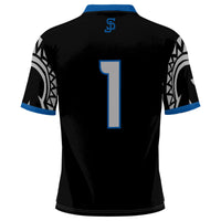 #1 San Jose State Spartans GameDay Greats Football Jersey - Black