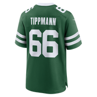 New York Jets Joe Tippmann Nike Legacy Green Team Game Jersey