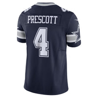 Dallas Cowboys Dak Prescott Nike Navy Vapor F.U.S.E. Limited Jersey