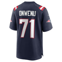 New England Patriots Mike Onwenu Nike Navy Team Game Jersey