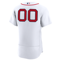 Boston Red Sox Nike White Home Authentic Custom Jersey