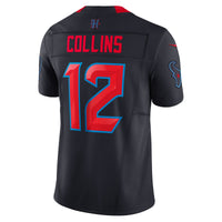 Houston Texans Nico Collins Nike Navy Alternate 2 Vapor F.U.S.E. Limited Jersey