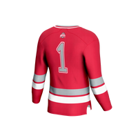 Ohio State Buckeyes GameDay Greats Lightweight Hockey Fashion Jersey - Scarlet