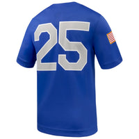 #25 Air Force Falcons Nike Game Football Jersey - Royal