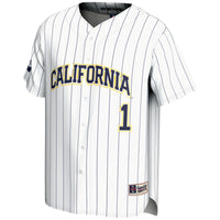 #1 Cal Bears GameDay Greats Lightweight Baseball Jersey - White