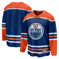 Edmonton Oilers Fanatics Royal Home Breakaway Blank Jersey