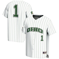 #1 Ohio Bobcats GameDay Greats Lightweight Baseball Jersey - White