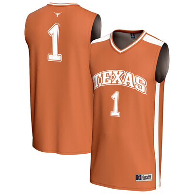 #1 Texas Longhorns GameDay Greats Lightweight Basketball Fashion Jersey - Texas Orange