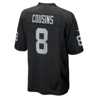 Las Vegas Raiders Kirk Cousins Nike Black Team Game Jersey