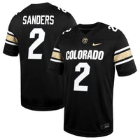 Shedeur Sanders Colorado Buffaloes Nike Alternate Alumni Game Jersey - Black