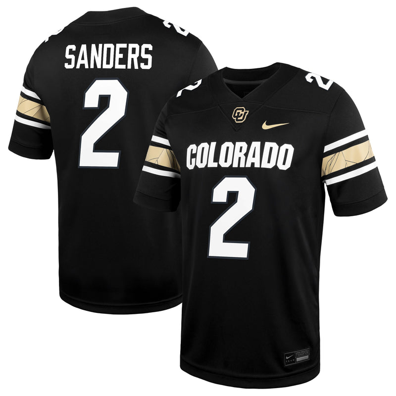 Shedeur Sanders Colorado Buffaloes Nike Alternate Alumni Game Jersey - Black