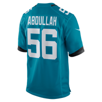 Jacksonville Jaguars Yasir Abdullah Nike Teal Team Game Jersey