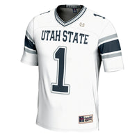 #1 Utah State Aggies GameDay Greats Football Jersey - White