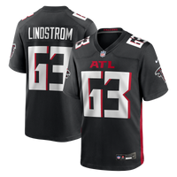 Atlanta Falcons Chris Lindstrom Nike Black Game Jersey