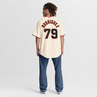 San Francisco Giants Jesus Rodriguez Nike Cream Home Replica Jersey