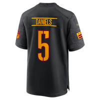 Washington Commanders Jayden Daniels Nike Black Alternate Game Player Jersey