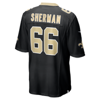 New Orleans Saints William Sherman Nike Black Team Game Jersey
