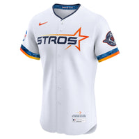 Houston Astros Nike White 2025 City Connect Elite Jersey