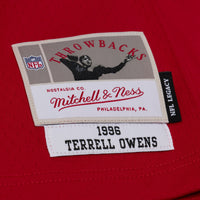 San Francisco 49ers Terrell Owens Mitchell & Ness Red 1996 Legacy Replica Player Jersey