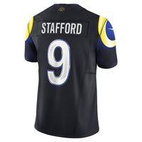 Los Angeles Rams Matthew Stafford Nike Midnight Blue 2025 Rivalries Collection Stitched Limited Jersey