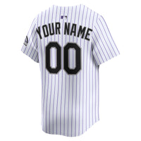 Colorado Rockies Nike White Home Limited Custom Jersey