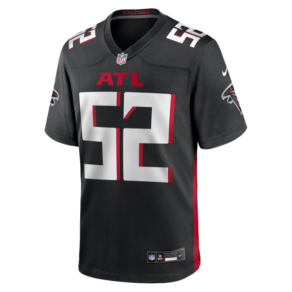 Atlanta Falcons Jovaughn Gwyn Nike Black Team Game Jersey