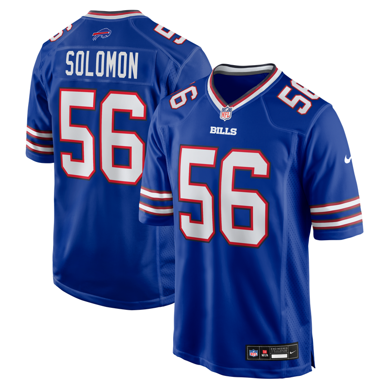 Buffalo Bills Javon Solomon Nike Royal Game Jersey