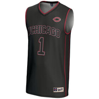 #1 UChicago Maroons GameDay Greats Lightweight Basketball Jersey - Black