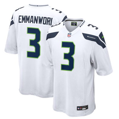 Seattle Seahawks Nick Emmanwori Nike White Game Jersey