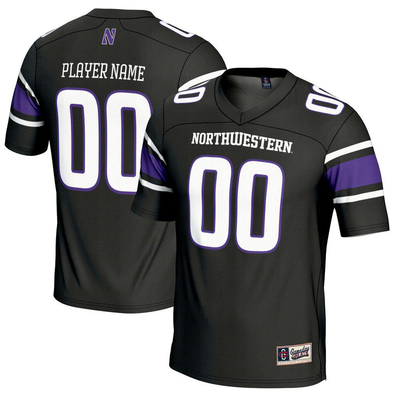 Northwestern Wildcats GameDay Greats NIL Pick-A-Player Football Jersey - Black