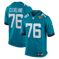 Jacksonville Jaguars Ezra Cleveland Nike Teal Game Jersey