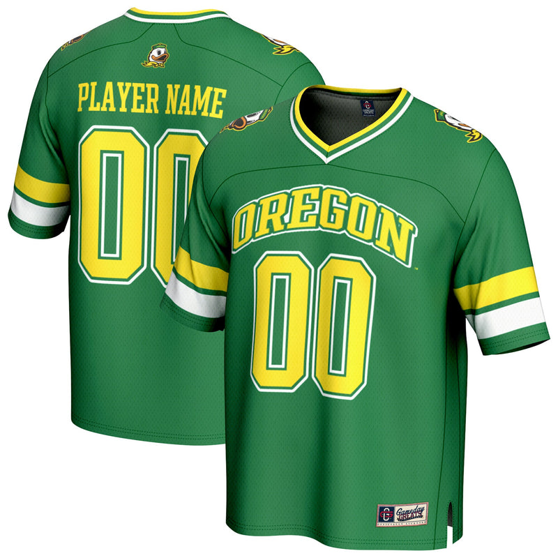 Oregon Ducks GameDay Greats NIL Pick-A-Player Football Fashion Jersey - Green