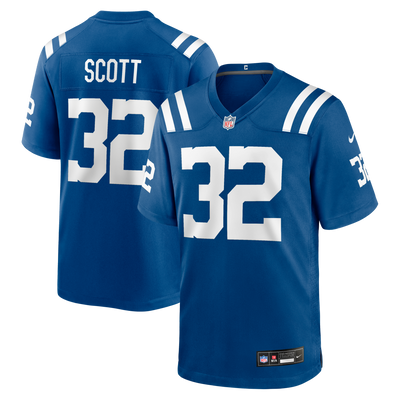 Indianapolis Colts Daniel Scott Nike Royal Team Game Jersey