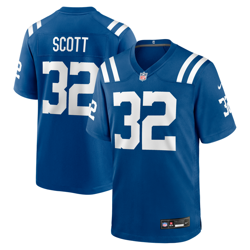 Indianapolis Colts Daniel Scott Nike Royal Team Game Jersey