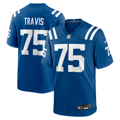 Indianapolis Colts Jalen Travis Nike Royal Team Game Jersey