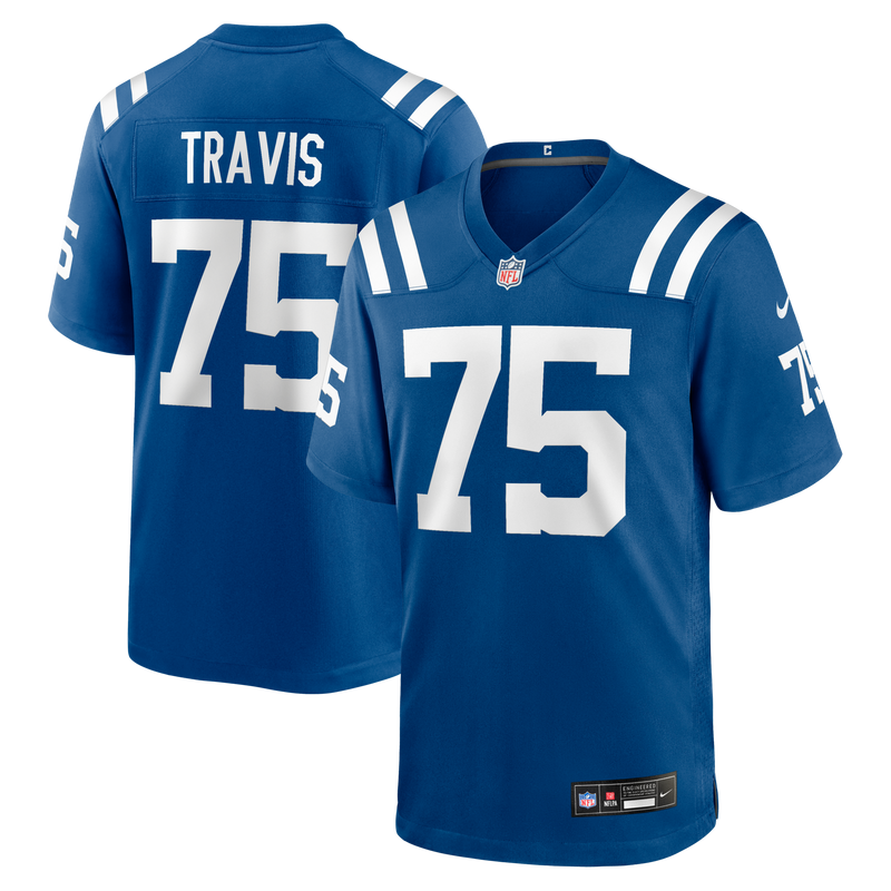 Indianapolis Colts Jalen Travis Nike Royal Team Game Jersey