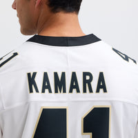New Orleans Saints Alvin Kamara Nike White Vapor F.U.S.E. Limited Jersey