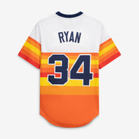 Houston Astros Nolan Ryan Mitchell & Ness White Throwback Authentic Jersey