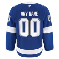 Tampa Bay Lightning Fanatics Blue Home Authentic Pro Custom Jersey