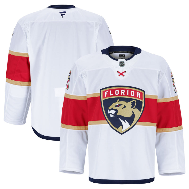 Florida Panthers Fanatics White Away Authentic Pro Jersey