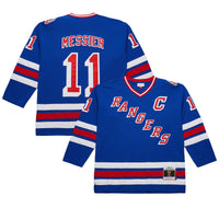 New York Rangers Mark Messier Mitchell & Ness Blue Big & Tall 1993/94 Blue Line 2.0 Jersey