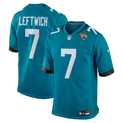 Jacksonville Jaguars Byron Leftwich Nike Teal Retired Player Game Jersey