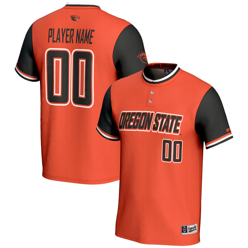 Oregon State Beavers GameDay Greats NIL Pick-A-Player Lightweight Softball Jersey - Orange