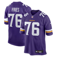 Minnesota Vikings Will Fries Nike Purple Team Game Jersey