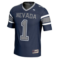 #1 Nevada Wolf Pack GameDay Greats Endzone Football Jersey - Navy