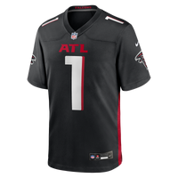 Atlanta Falcons Number 1 Groom Nike Black Game Jersey