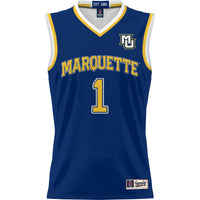 #1 Marquette Golden Eagles GameDay Greats Lightweight Basketball Jersey - Navy