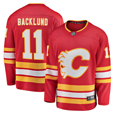 Calgary Flames Mikael Backlund Fanatics Red Home Breakaway Player Jersey