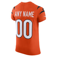 Cincinnati Bengals Nike Orange Alternate Vapor F.U.S.E. Elite Custom Jersey