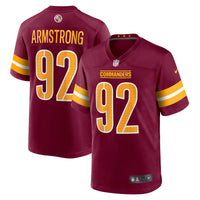 Washington Commanders Dorance Armstrong Nike Burgundy Game Jersey